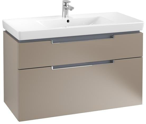 Villeroy & Boch Waschtischunterschrank Subway 2.0 in Santana Oak – 987 mm, wandhängend, 2 Auszüge