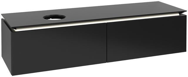 Villeroy & Boch Legato Waschbeckenunterschrank 1600 mm Glossy White mit LED-Beleuchtung