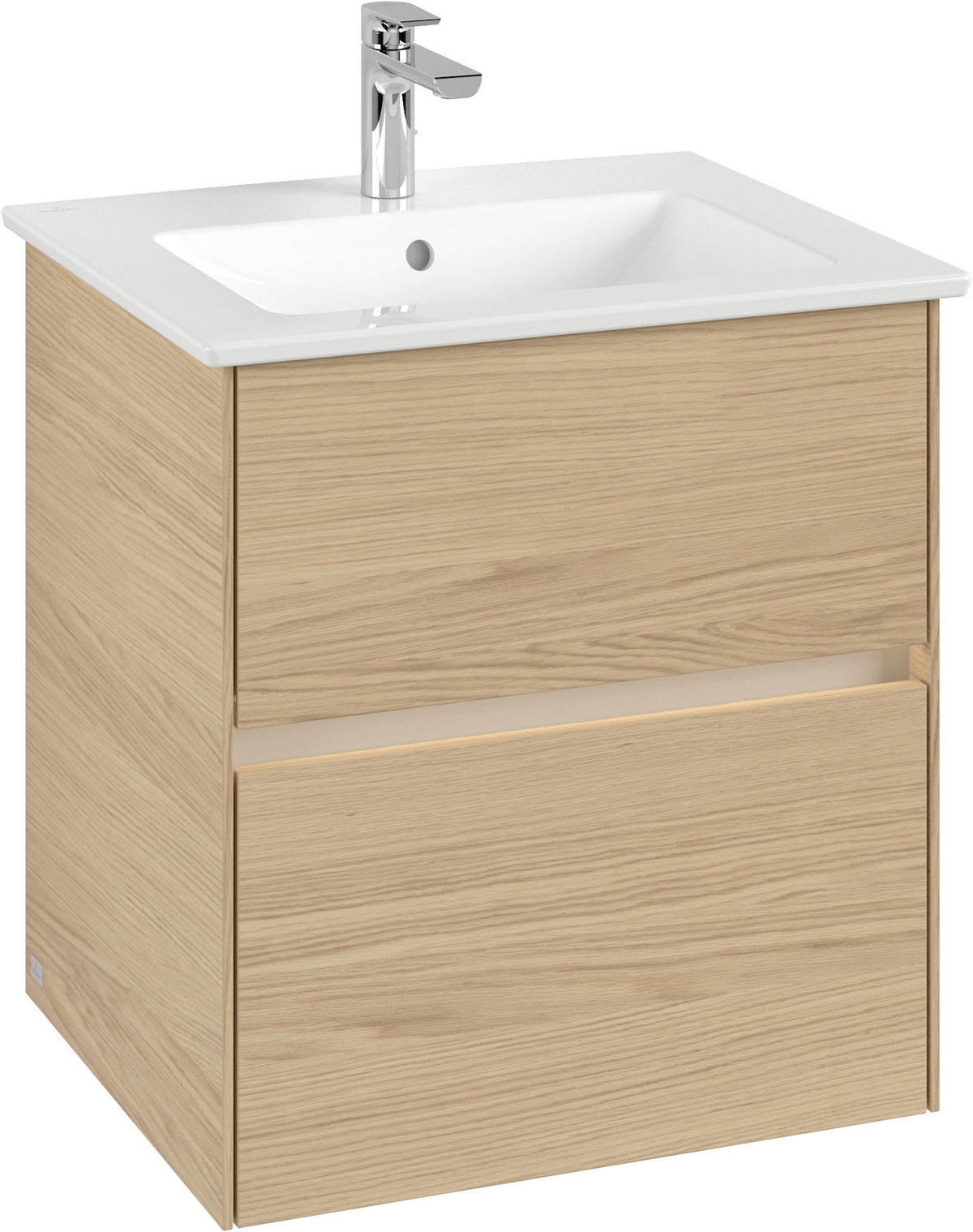 Villeroy & Boch Collaro Waschtischunterschrank C142 B0 – 561 mm, White Matt, LED-Beleuchtung & SoftClosing