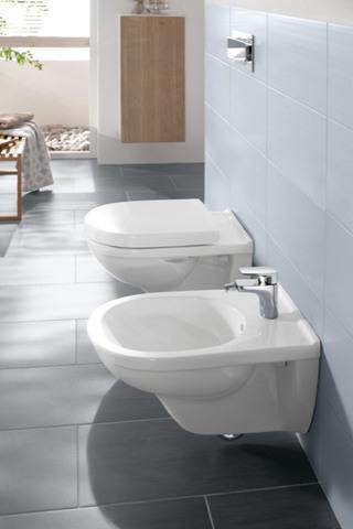 Villeroy & Boch O.novo Combi-Pack Wand-WC 360x560mm Weiß Alpin mit WC-Sitz