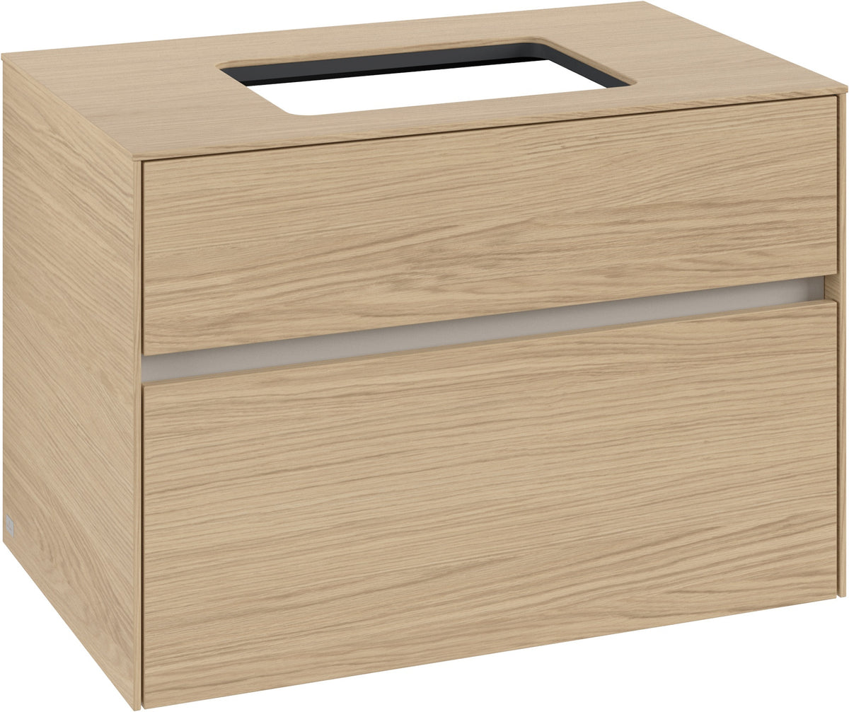 Villeroy & Boch Waschtischunterschrank Collaro C108 Nordic Oak 800 mm mit SoftClosing