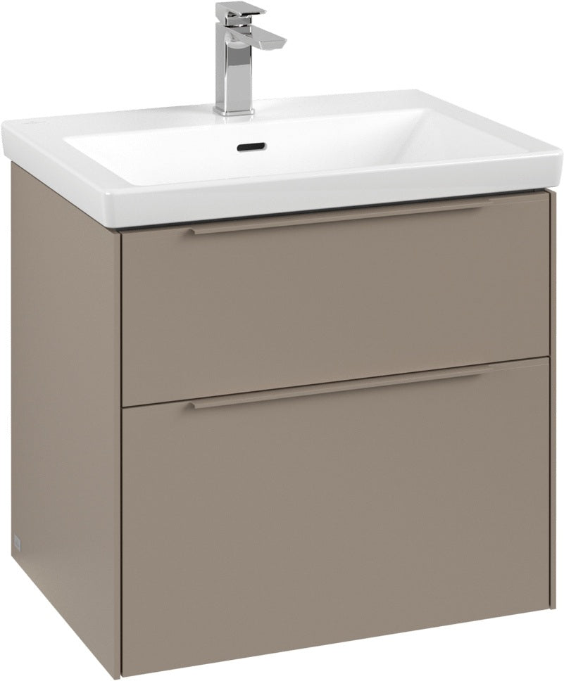 Villeroy & Boch Waschtischunterschrank Subway 3.0 C 576L0 Brilliant White mit LED-Beleuchtung