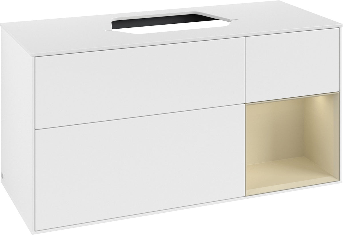 Villeroy & Boch Waschtischunterschrank Finion F421G 1200 mm Glossy White Lacquer