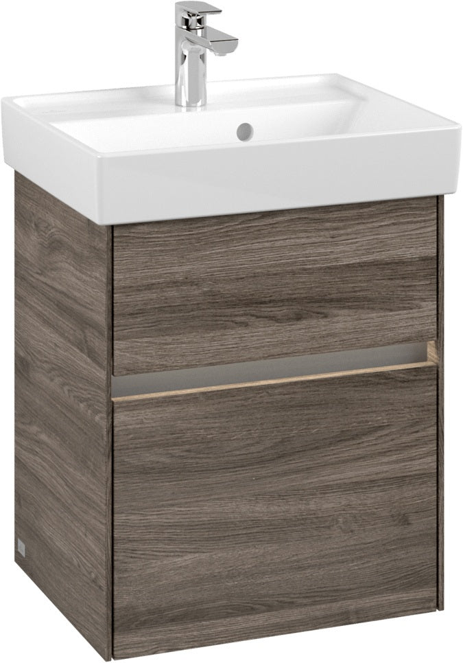 Villeroy & Boch Waschtischunterschrank Collaro C006 Glossy White 460 mm mit LED-Beleuchtung