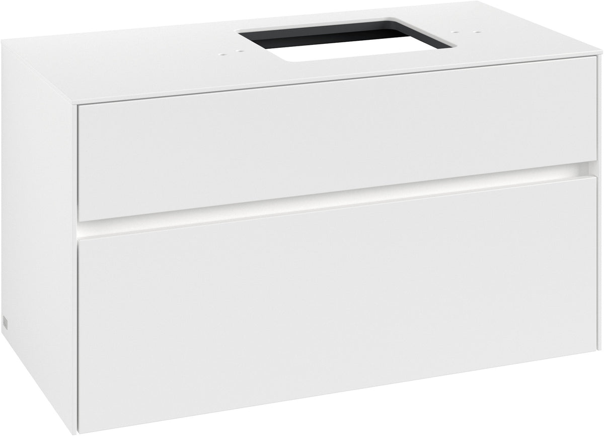 Villeroy & Boch Waschtischunterschrank Collaro C127 B0 1000 mm White Matt mit LED-Beleuchtung