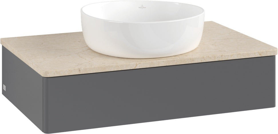 Villeroy & Boch Waschtischunterschrank Antao 800 mm Glossy White Lacquer mit LED-Beleuchtung