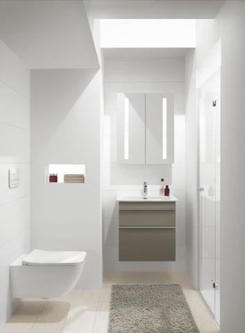 Villeroy & Boch Venticello Wandwaschbecken 600 mm Weiß Alpin – Rechteck mit Überlauf