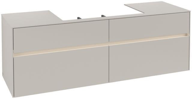 Villeroy & Boch Collaro Waschtischunterschrank 1600 mm mit LED-Beleuchtung und 4 Auszügen
