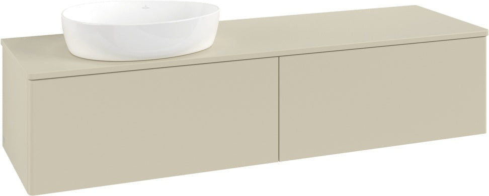 Villeroy & Boch Antao Waschtischunterschrank 1600 mm Anthrazit Matt mit LED-Auszugsbeleuchtung