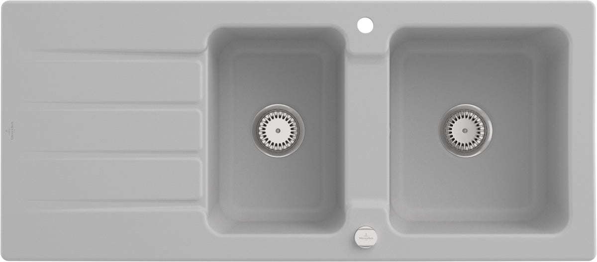 Villeroy & Boch Einbauspüle Architectura 80 338001R1 Weiß Alpin CeramicPlus 1160x510 mm