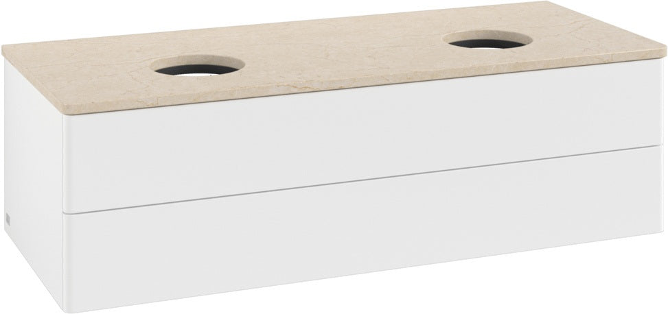 Villeroy & Boch Antao Waschtischunterschrank 1200 mm, 2 Auszüge, White Matt Lacquer