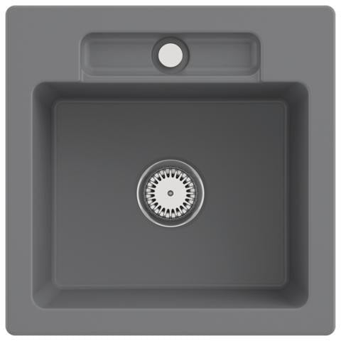 Villeroy & Boch Einbauspüle Siluet 50 S 510x510mm TitanCeram Ebony CeramicPlus