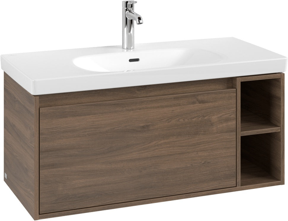 Villeroy & Boch Waschbeckenunterschrank Skyla C79000 972 mm Soft Green eckig mit SoftClosing