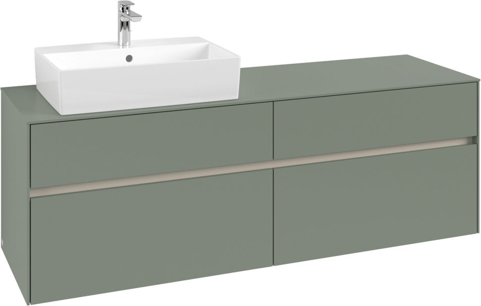 Villeroy & Boch Waschtischunterschrank Collaro C135 B0 1600 mm White Oak mit Beleuchtung