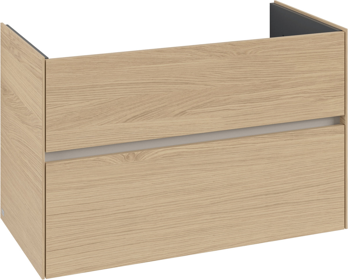 Villeroy & Boch Waschtischunterschrank Collaro White Matt 961 mm – 2 Auszüge, SoftClosing, Push-Open