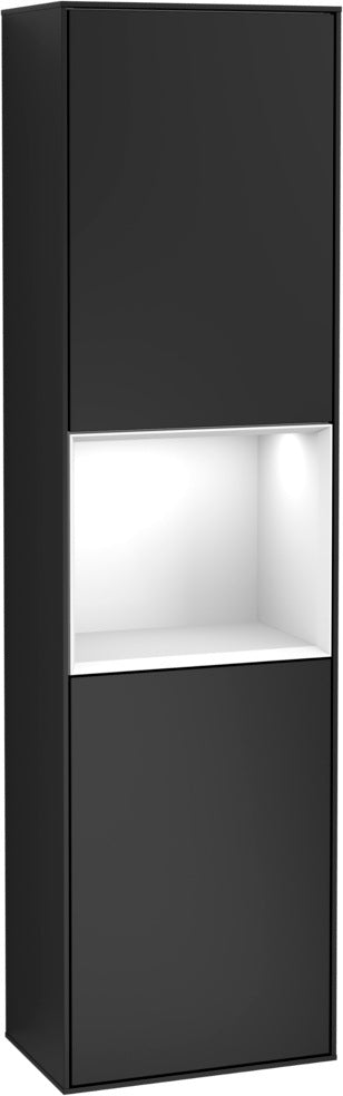 Villeroy & Boch Hochschrank Finion G460GF – Hochglanz Weiß, LED-Beleuchtung, SoftClose