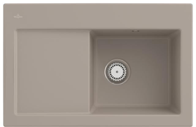 Villeroy & Boch Subway 45 Einbauspüle 780x510mm Keramik Ivory CeramicPlus