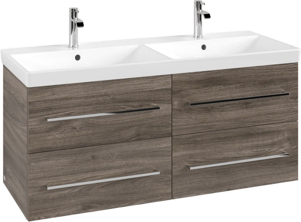 Villeroy & Boch Avento Waschbeckenunterschrank Arizona Oak 1180 mm mit 4 Auszügen