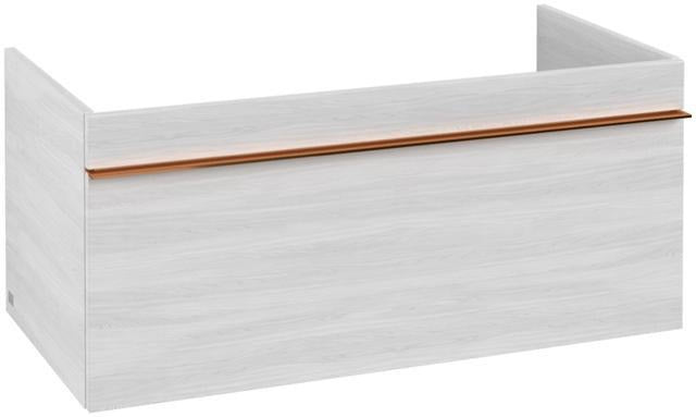 Villeroy & Boch Venticello Waschbeckenunterschrank 953 mm Glossy White – Wandhängend mit Auszug