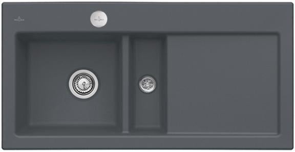 Villeroy & Boch Subway 60 flat Einbauspüle Ivory CeramicPlus 965x475mm