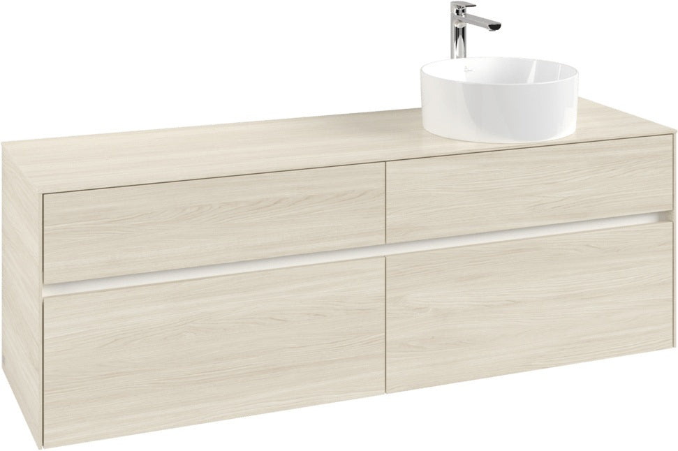 Villeroy & Boch Waschtischunterschrank Collaro C051 1600 mm White Oak mit SoftClosing