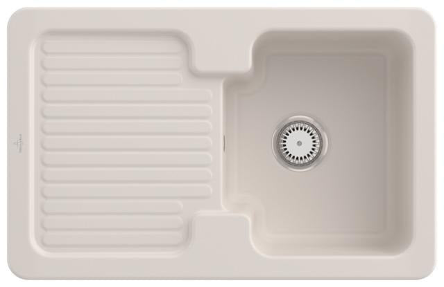 Villeroy & Boch Condor 45 Einbauspüle 800x510mm Ivory CeramicPlus