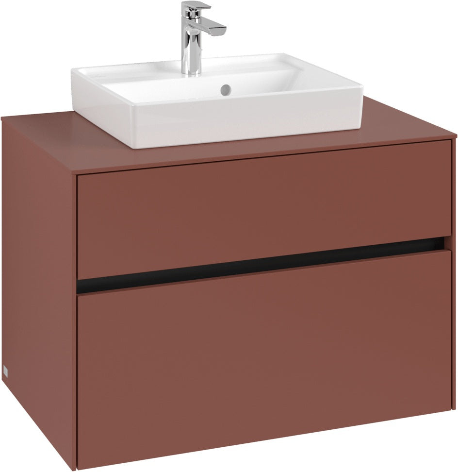 Villeroy & Boch Waschbeckenunterschrank Collaro C06900 800 mm White Oak mit SoftClosing