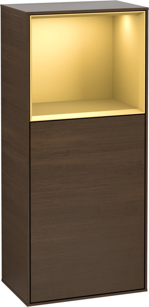 Villeroy & Boch Finion Seitenschrank G510GF, 418 mm, Glossy White Lacquer, mit Beleuchtung