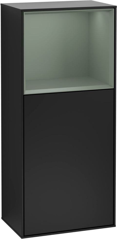 Villeroy & Boch Finion Seitenschrank G510GF, 418 mm, Glossy White Lacquer, mit Beleuchtung