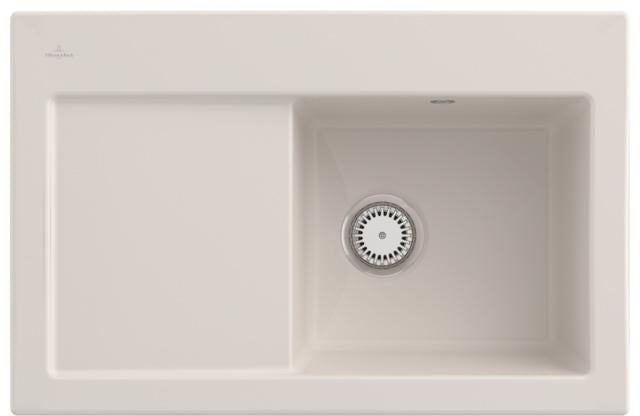 Villeroy & Boch Subway 45 Einbauspüle 780x510mm Keramik Ivory CeramicPlus