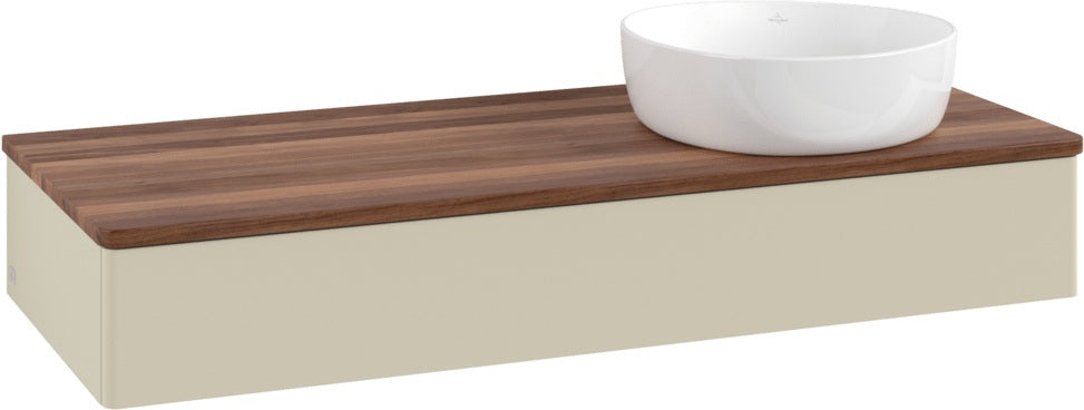 Villeroy & Boch Waschtischunterschrank Antao 1200 mm Anthrazit Matt mit LED-Auszugsbeleuchtung
