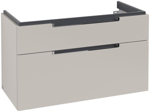 Villeroy & Boch Waschtischunterschrank Subway 2.0 in Santana Oak – 987 mm, wandhängend, 2 Auszüge