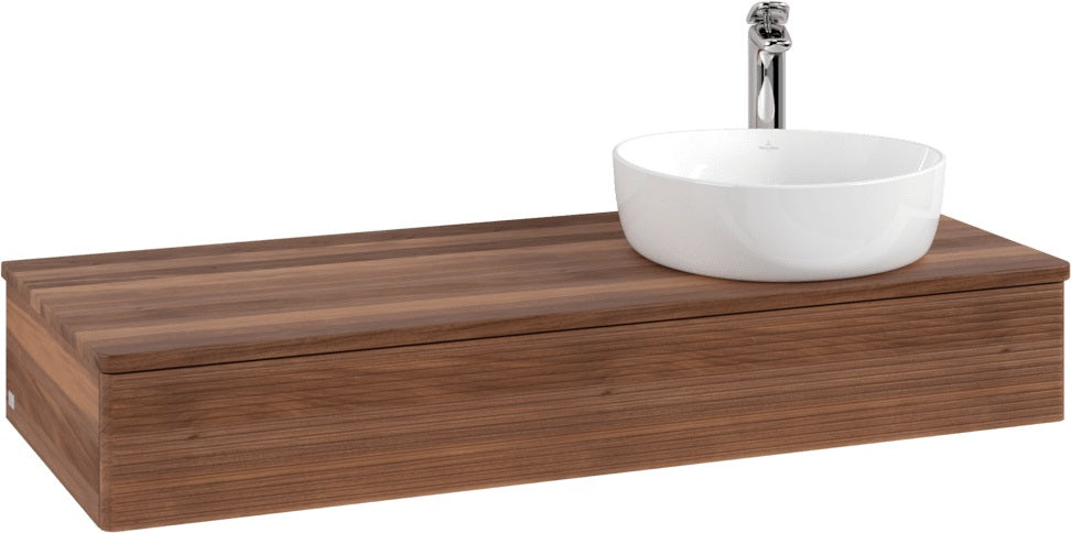 Villeroy & Boch Waschtischunterschrank Antao K12151 1200 mm Warm Walnut mit Auszug