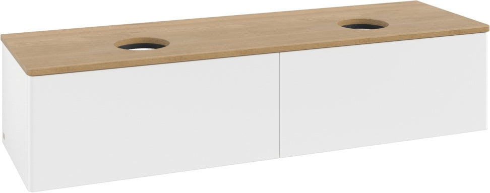 Villeroy & Boch Waschtischunterschrank Antao 1600 mm White Matt Lacquer mit 2 Auszügen