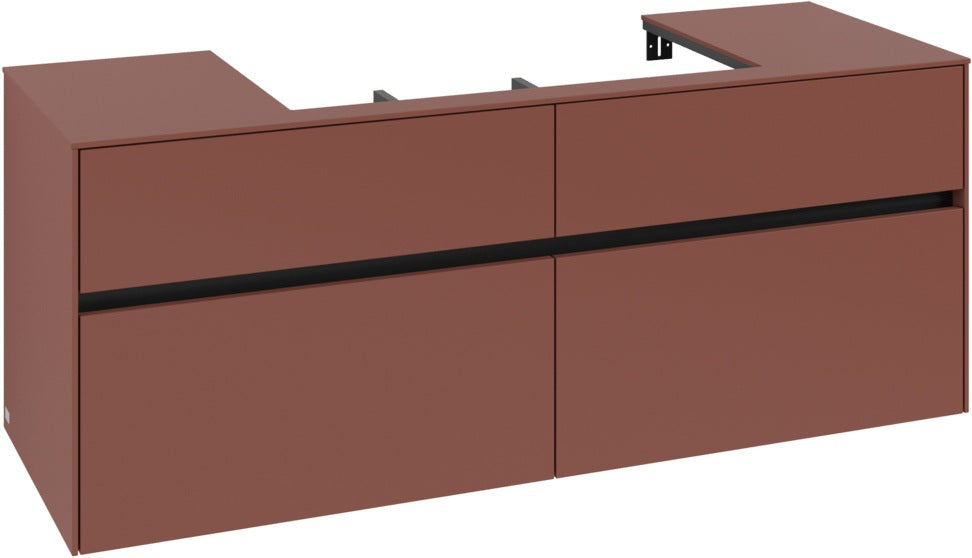 Villeroy & Boch Waschtischunterschrank Collaro C088 1400 mm White Oak, 4 Auszüge, SoftClosing