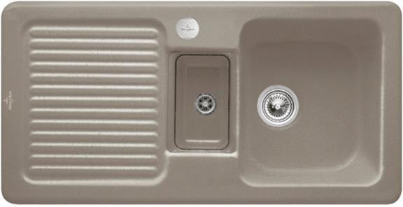 Villeroy & Boch Spüle Condor 60 Snow White 1000x510mm Keramik mit CeramicPlus und Handbetätigung