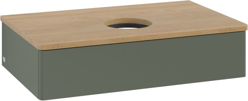 Villeroy & Boch Waschtischunterschrank Antao 800 mm Glossy White Lacquer mit LED-Beleuchtung