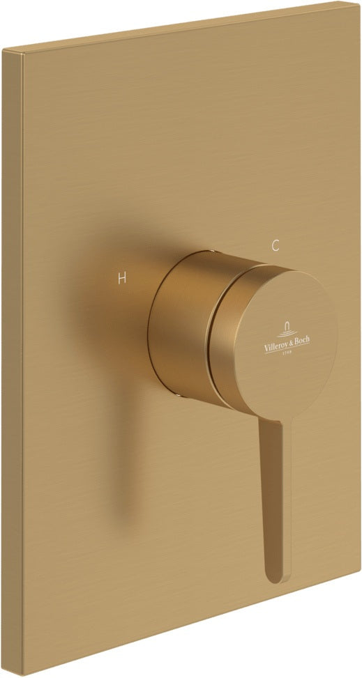 Villeroy & Boch Conum Unterputz-Einhebel-Brausebatterie TVS127004000 rund Chrom