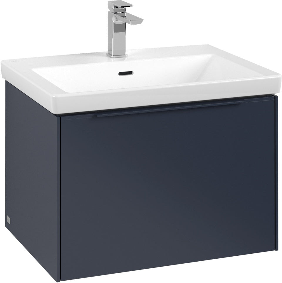 Villeroy & Boch Subway 3.0 Waschtischunterschrank C57500, 622 mm, Brilliant White, mit SoftClosing-Auszug