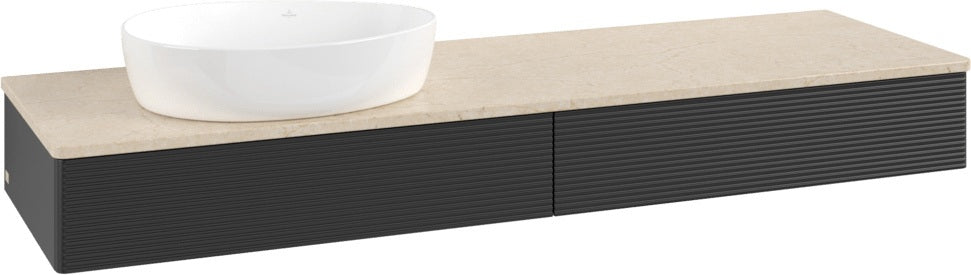 Villeroy & Boch Waschtischunterschrank Antao K15113 1600x190x500mm Anthracite Matt Lacquer