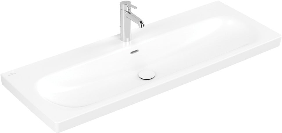 Villeroy & Boch Doppelwaschtisch Skyla 1200 mm TitanCeram Stone White CeramicPlus