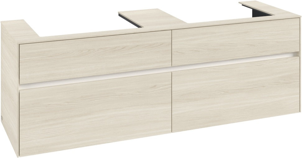 Villeroy & Boch Waschtischunterschrank Collaro C024 1600 mm White Oak mit SoftClosing