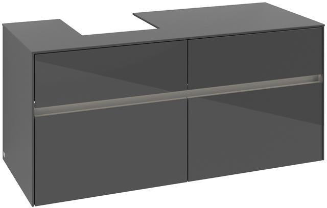 Villeroy & Boch Waschbeckenunterschrank Collaro 1200 mm Glossy White mit LED-Beleuchtung