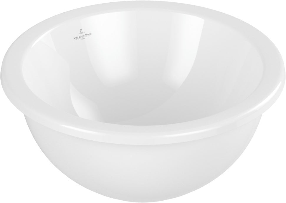 Villeroy & Boch Unterbauwaschbecken Loop & Friends 380 mm Rund Weiß Alpin CeramicPlus