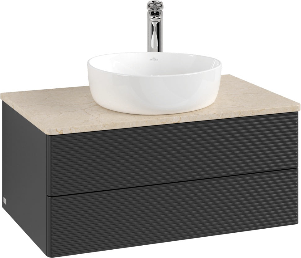 Villeroy & Boch Waschbeckenunterschrank Antao K19153 800x360x500mm Anthracite Matt Lacquer