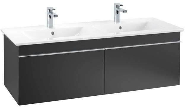 Villeroy & Boch Venticello Waschbeckenunterschrank 1253 mm Glossy White – 2 Auszüge, wandhängend