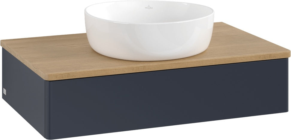 Villeroy & Boch Waschtischunterschrank Antao 800 mm Glossy White Lacquer mit LED-Beleuchtung