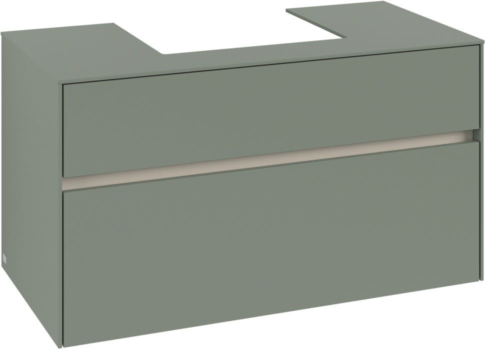 Villeroy & Boch Waschbeckenunterschrank Collaro C016 White Oak 1000 mm – Wandmontage mit SoftClosing