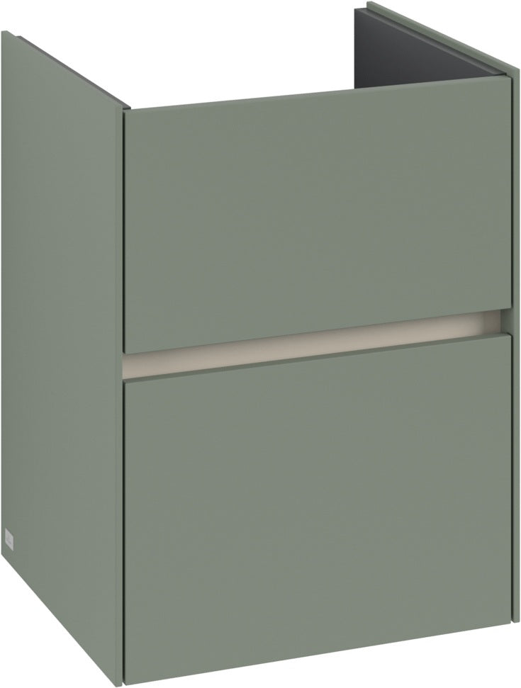 Villeroy & Boch Collaro Waschtischunterschrank C141 B0 White Oak 472 mm mit LED-Beleuchtung