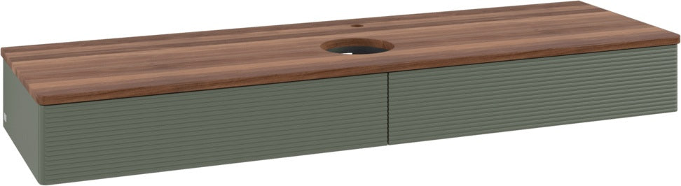 Villeroy & Boch Waschtischunterschrank Antao K14151 1600 mm Anthrazit Matt mit Hahnlochbohrung